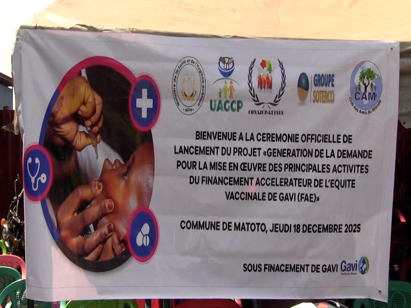 Matoto : lancement officiel du projet « Génération de la demande » pour renforcer la vaccination